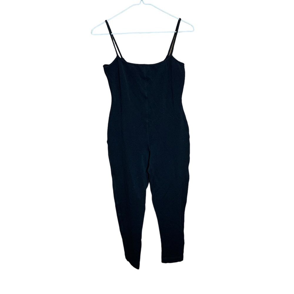 Vintage 90s Rifat Ozbek catsuit jumpsuit black womens size 10